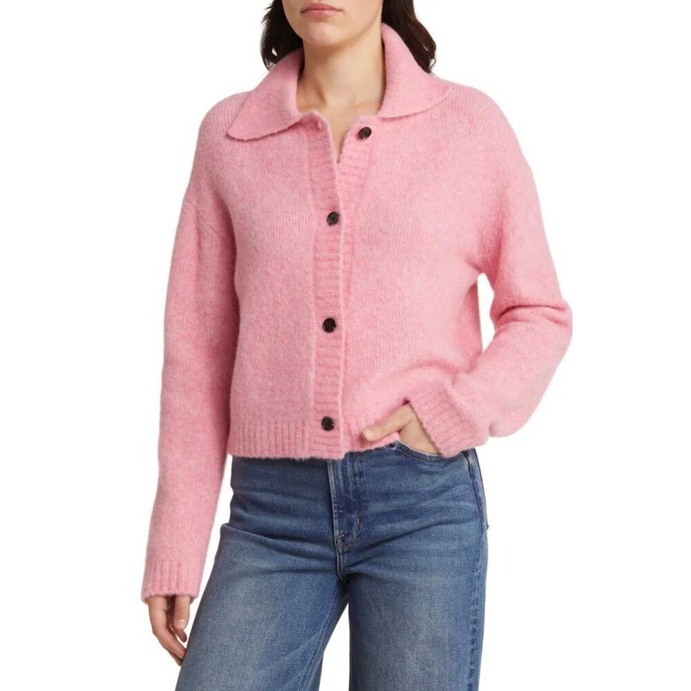 Rails Amber Spread Collar Alpaca Blend Cardigan